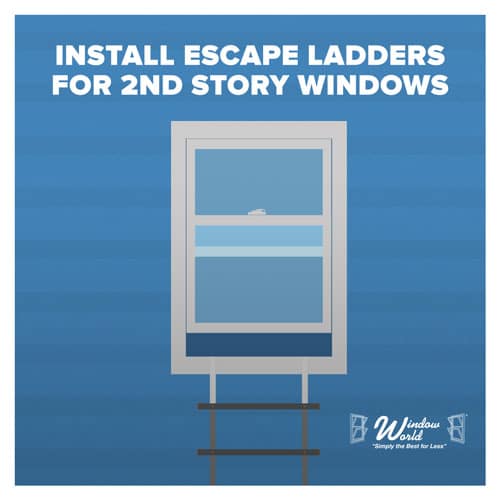 Install Escape Ladders For 2nd Story Windows